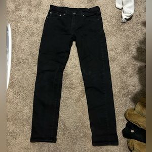 men’s levi’s black jeans W32 L34